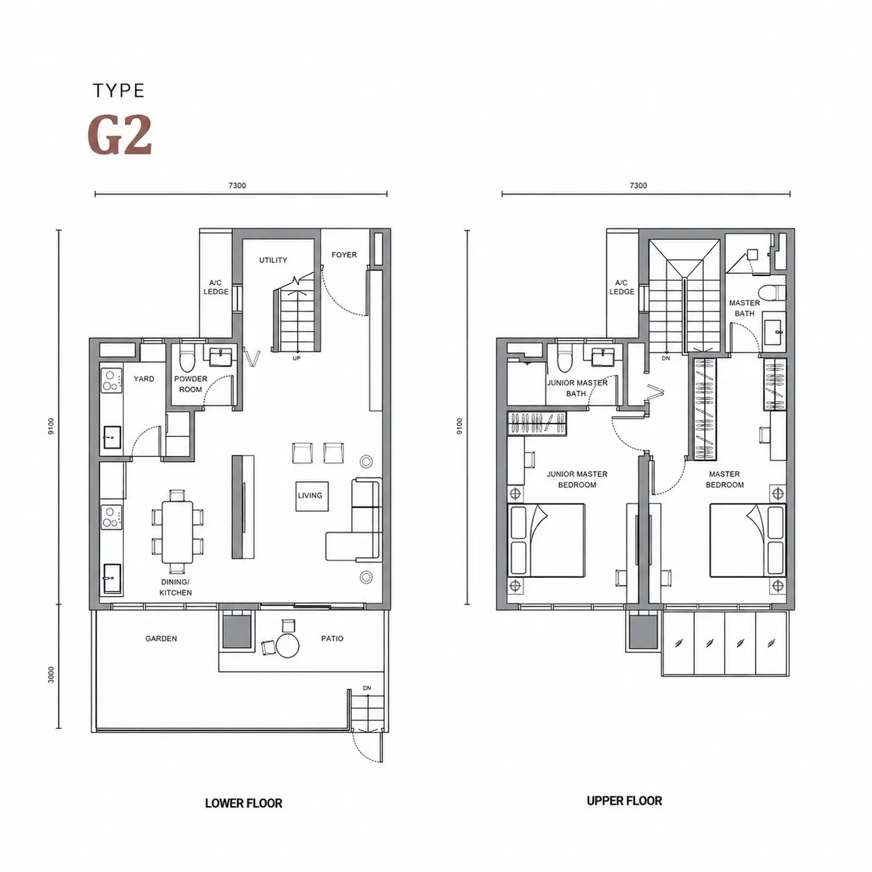 Enlace Suites Floor Plan Type G2